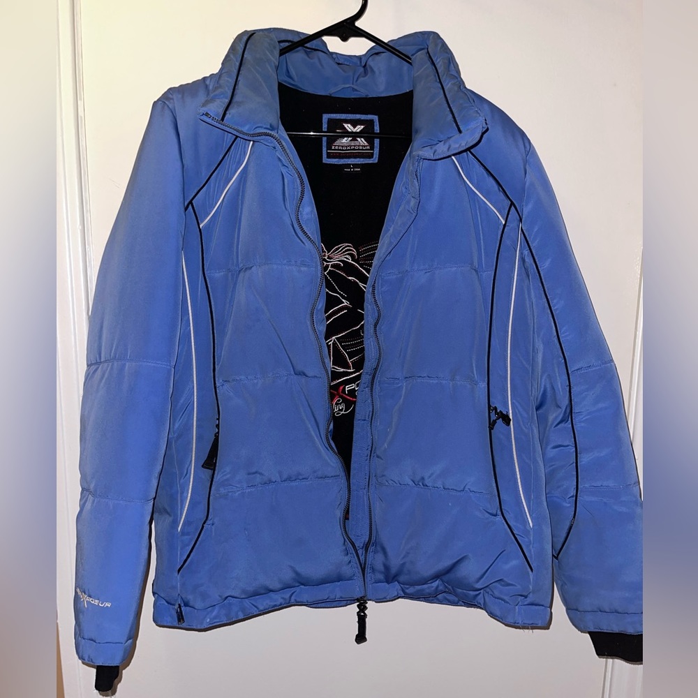 Zero Xposur Down Snowboarding Coat, Boy's Large